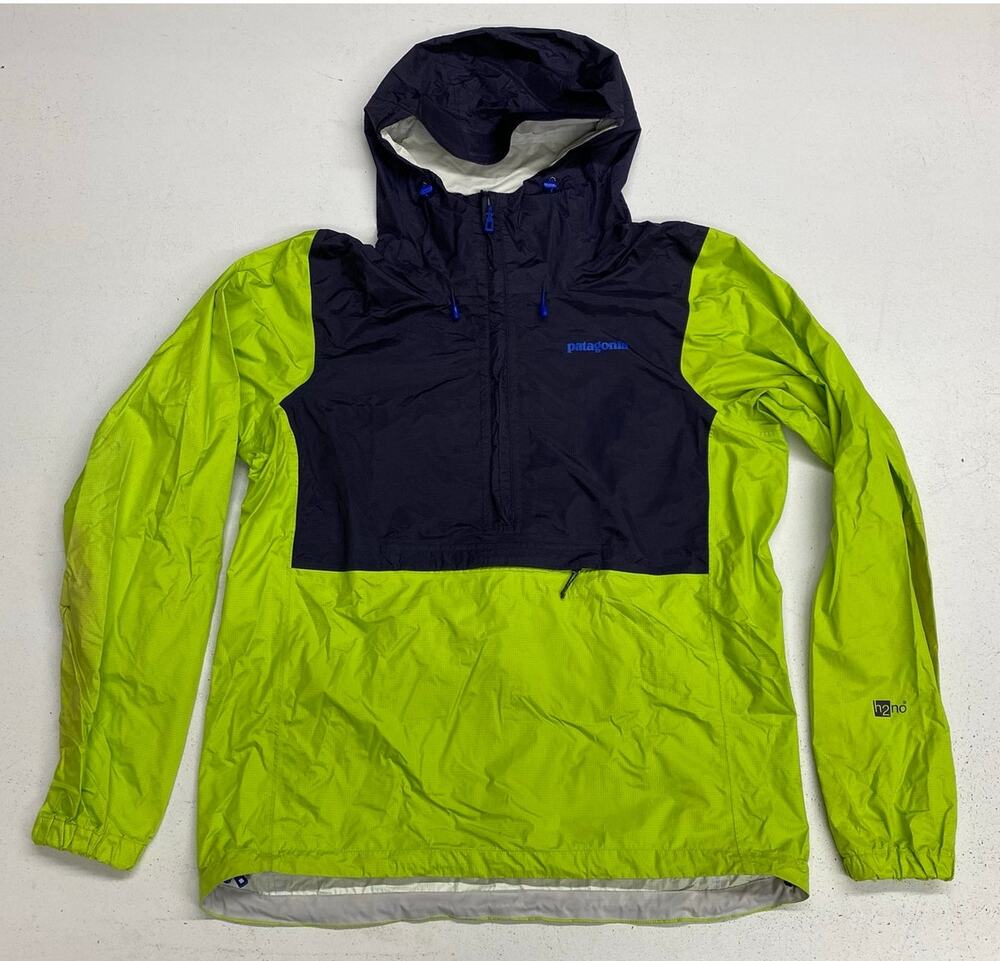RARE Patagonia Torrentshell H2No 1/2 zip colorblock anorak pullover windbreaker